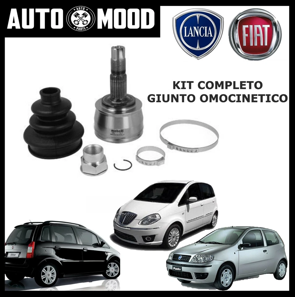 KIT COMPLETO GIUNTO OMOCINETICO FIAT PUNTO 188 IDEA  MUSA YPSILON Y 1.2 1.4 16V - Immagine 1 di 1