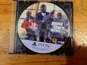Jeu SONY Playstation 5 Grand Theft Auto V PS5 sans notice, sans Jaquette - Picture 1 of 4
