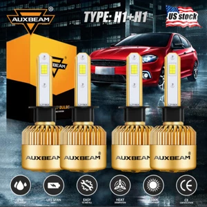 For Honda CR-V 2005 2006 CRV 4X H1 6500K LED Headlight Bulbs Hi-Low beam 10000LM - Picture 1 of 12