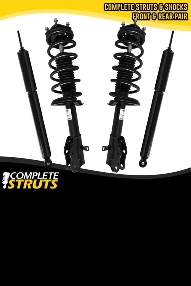 Apoios de suspensão dianteiros completos rápidos 07-12 Mazda CX-7 com molas e amortecedores traseiros - Imagem 1 de 1