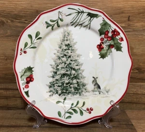BETTER HOMES & GARDENS - HERITAGE  COLLECTION  PLATE - HOLIDAY CHRISTMAS TREE - Picture 1 of 4