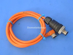 Sensor Cable M12 - male - 4 pins M8 - female - 4 pins. Length: 3-4.5 feet - Imagen 1 de 2