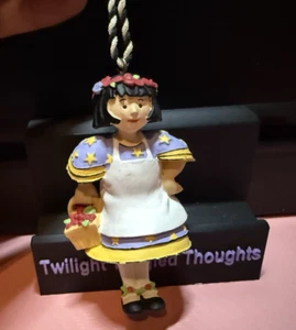 Mary Engelbreit CHRISTMAS Girl Ornament ME Ink Resin 4" No Box #2 - Picture 1 of 8