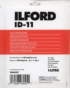 ILFORD ID11 révalteur film N&B en poudre dose pour 1l - Foto 1 di 2