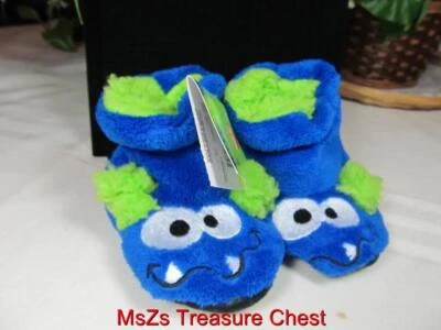 Botines JOE BOXER "Monster" azules y verdes, bebé-niño pequeño ** Nuevos con etiquetas ** Foto 1 de 4