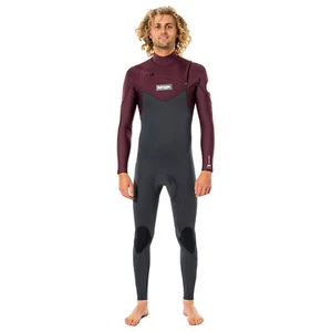 Muta Rip Curl Dawn Patrol 5/3 mm con zip sul petto - Wine WSM9GM - Foto 1 di 3
