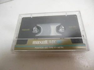 Nastro cassetta Maxell MX 90 METALLO tipo IV made in Japan aperto mai usato - Foto 1 di 2