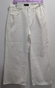 Gap High Rise Wide Leg Relaxed Jeans Off White 885158 Größe 12/31S Neu ohne Etikett 2024 - Bild 1 von 7