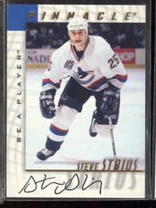 1997/98 Pinnacle Be A Player Steve Staios AUTO Regular version - Picture 1 of 2