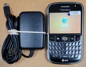 BlackBerry Bold 9000 - Black and Silver ( AT&T ) Rare Smartphone -Bundled / READ - Picture 1 of 6