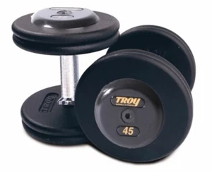 TROY DUMBBELL SET 5 LB-50 LB + RACK PRE-TARIFF ADVANTAGE* S/H SAVINGS CRITERIA** - Picture 1 of 7