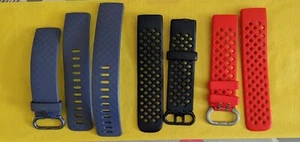 Official Fitbit Sports Bands/Classic Strap Bundle For Fitbit Charge 3 Size Small - Picture 1 of 4