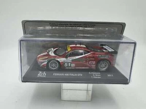 DIE CAST " FERRARI 458 ITALIA GT2 G. FISICHELLA 2011 " 24 H LE MANS 1/43 - Picture 1 of 1
