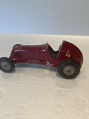 Vintage Roy Cox Thimble Drome Champion Tether Race Car # 4 Red  Car - Image 1 of 4