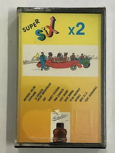 COMPILATION SUPER SIX X 2 - MC MUSICASSETTA NUOVA E SIGILLATA - Imagen 1 de 3