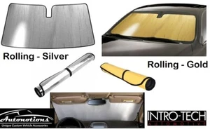 SILVER or GOLD Custom Fit Sun Shade for Hyundai Windshield Heat SunScreen Shield - Picture 1 of 14
