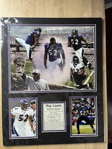 Ray Lewis Commemorative Matted Photos - Picture 1 of 8