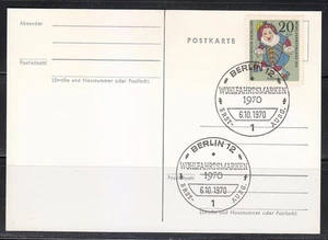 Germany Berlin 1970 FDC card Mi 374 Puppet Polichinelle - Photo 1 sur 1