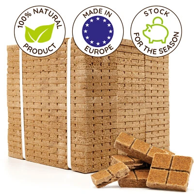 GARDENGURU Kaminanzünder Anzünder Anzündwürfel Kohleanzünder Wachs Grillanzünder 2400St.