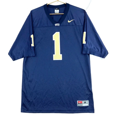 Pittsburgh Panthers #1 Nike Jersey Size Medium Blue Ncaa Cover