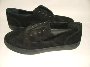 NEW WOB DONALD PLINER LOAFERS SHOES SIZE 9 M BLACK SOLID #555 - Picture 1 of 5