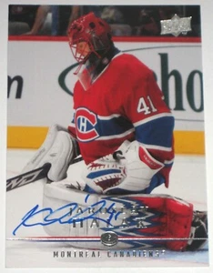 JAROSLAV HALAK SIGNED 08-09 UPPER DECK MONTREAL CANADIENS CARD AUTOGRAPH!! - Picture 1 of 1