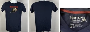 Burton Snowboard Skeleton Logo T Shirt Boys XL Blue Cotton - Picture 1 of 4