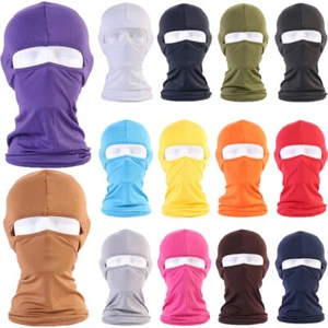 Sturmhaube Vollgesichtsmaske für Herren Damen UV Schutz Ski Sonne Kapuze Taktische Masken - Bild 1 von 69