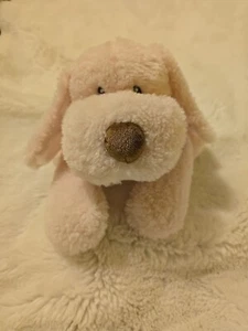 Baby Gund Waggie Pink Dog Plush 4040391 Satin Ears 10” Soft Lovey Stuffed Animal - Picture 1 of 9
