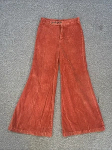 Vtg 60/70s RT Jr's Red 15" Bell Bottoms Snap/Button Waist - Picture 1 of 23