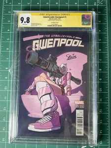 The Unbelievable Gwenpool #1 1:50 CGC 9.8 SS Lee Variant Cover - Bild 1 von 3
