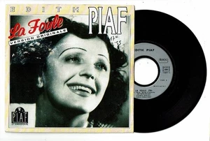 Edith PIAF Vinyle 45T SP 7" LA FOULE - L'ACCORDEONISTE - EMI 1736577 = EX RARE - Picture 1 of 2