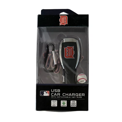 Cargador de coche USB Detroit Tigers con llavero desmontable - NUEVO  Foto 1 de 2