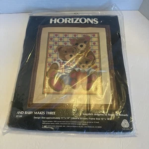 Kit de punta de aguja de lana persa Horizons Baby Make 3 Bears LS 64 1982 punto largo - Imagen 1 de 3