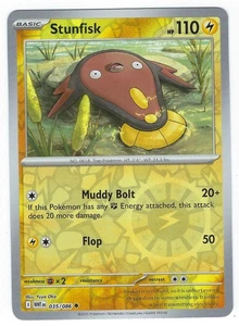#035/086 Stunfisk | SV: White Flare Near Mint or Better - Picture 1 of 2