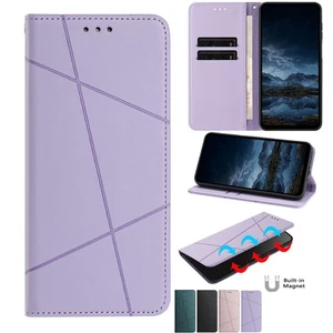 For Samsung A07 A17 A26 A56 A55 A35 Leather Wallet Case Flip Cover Card Holder - Picture 1 of 16