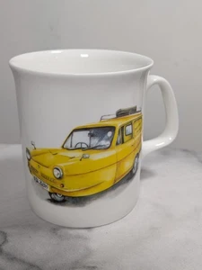 Reliant Robin Mug Yellow Only Fools Michele Butler Art Ceramic Brand New - Picture 1 of 11