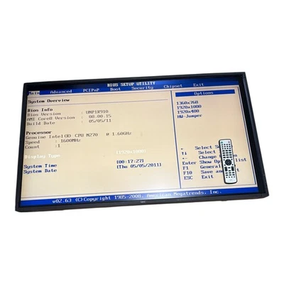 46" NEC MultiSync P461 FullHD VGA DVI HDMI DP Cinch BNC inkl. PC (Fleck im Displ - Bild 1 von 4