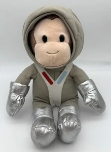 GUND Curious George Astronaut in Silver Space Suit 13” Plush Toy - Picture 1 of 3