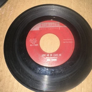 NINA SIMONE 45 RPM 7" - LOVE ME OR LEAVE ME / I LOVES YOU PORGY - BETHLEHEM 1959 - Picture 1 of 2