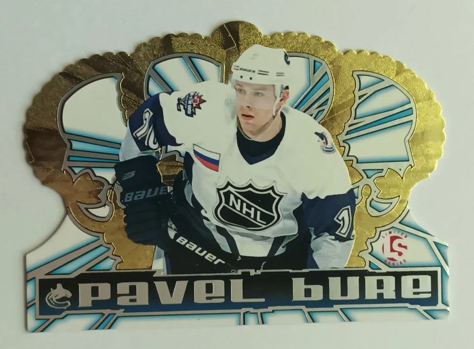 1998-99 Pacific Crown Royale Limited Series Pavel Bure 10/99 Canucks Jersey # - Image 1 of 2