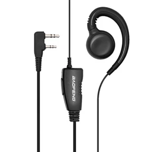 2X 2Pin Headset Earpiece Mic For Baofeng UV-5R UV-82 BF-888S Radio Walkie Talkie - Picture 1 of 12
