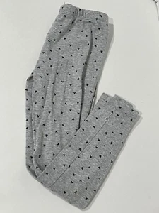 Girls Gymboree Gray Leggings With Hearts - Size Medium (7/8) - Picture 1 of 3