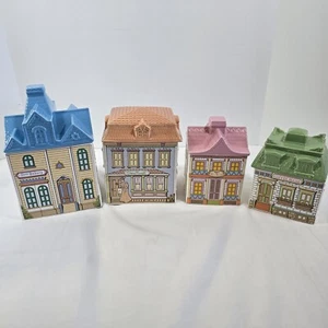 AVON Stadthaus Kanister Sammlung Set Kaffeehaus Tee Rm Konditorei Bäckerei - Bild 1 von 11