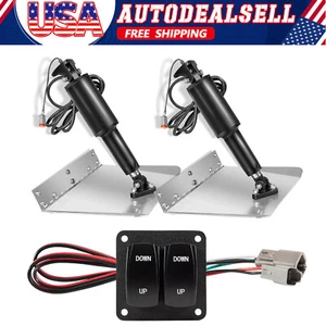 Kit de lengüeta de ajuste estándar de 9" X 12" con interruptor basculante doble 15101-104 para barco 16’-25’ - Imagen 1 de 11