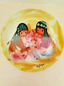 Ted De Grazia Plate Spring Blossoms 1st of Children of the Sun Nr 431A 1987 - Picture 1 of 2