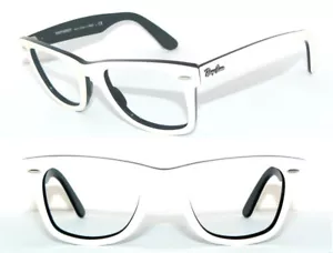 Ray Ban BRILLE WEISS SCHWARZ WAYFARER RB 2140 956 MEGA 0205 SONNENBRILLE 2132 - Bild 1 von 6