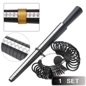 Ringmaß Ringmesser Ringstock Finger Ring Gauge Messer Ringmessgerät Größe Neu DE - Bild 1 von 2