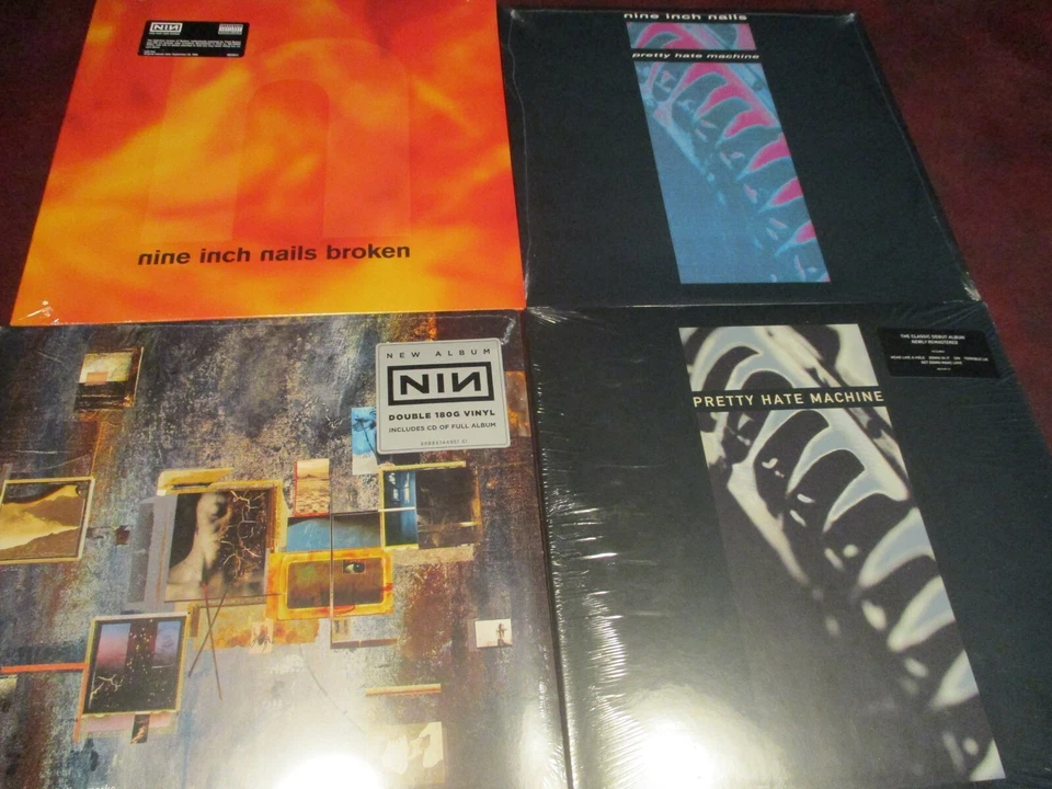 NINE INCH NAILS + BROKEN + PRETTY HATE MACHINE & HESITATION MARKS + CD - Image 1 of 1
