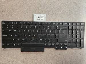 US Keyboard for Lenovo Thinkpad L15 Gen 1 P15v Gen1 T15p - Photo 1/2